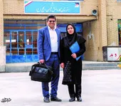 زوج معلم در روستاهای تبادکان هم تدریس می&zwnj;کنند و هم زندگی