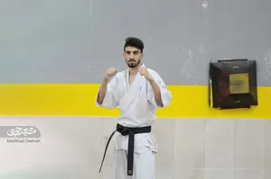 کسب مقام آسیایی سیدحامد باقری‌ با کمربند آبی