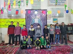 شور و شوق کودکانه زیر سقف مسجد