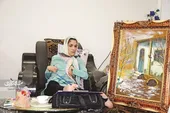 زینب برای نقاشی کشیدن پا به قلم شد!