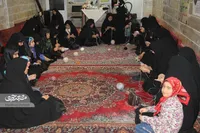پذیرایی از زائران پیاده به سبک بانوان محله پروین اعتصامی