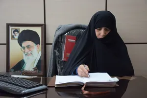 کار نیکوی بانو نیک در مدرسه علمیه حضرت خدیجه(س)
 