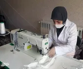 بانوان کارآفرین محله خاتم الانبیا(ص) برای مردم و بیمارستان&zwnj;ها ماسک دوختند