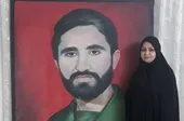 شهید جنگی روی تین روغن نام آزادشهر را نوشت