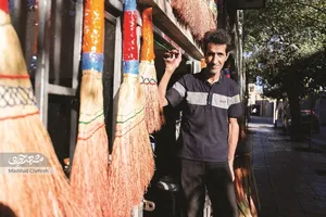 اختراع ماشین جاروبافی، هنر یکی از اهالی تلگرد