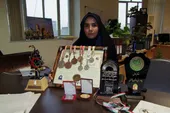 هاجر قدوسی قهرمان مسابقات آمادگی جسمانی استانی است