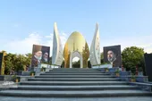 المان شهدای گمنام در قلب بوستان ملت