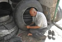 دلوسازی اصغرآقا در کوچک‌ترین کارگاه محله مهرآباد