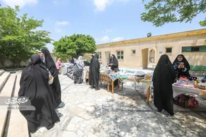 رشد بانوان محله در بازارچه مسجد امام‌رضا(ع)