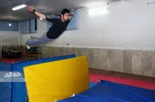 کرمیان با پارکور شهرنوردی می&zwnj;کند