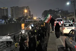 عزاداری روزه‌داران داغدار برای شهادت آیت‌الله خامنه‌ای