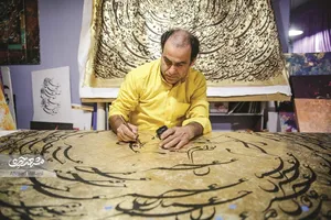 سریع‌ترین خوش نویس ایران پنجاه قرآن کتابت کرده است
