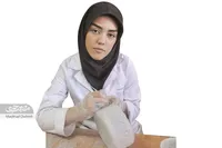 ساخت کتیبه مصلی، هنر دست بانوی جوان محله مصلی است