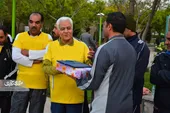 محمد دهقان، مربی ورزش صبح&zwnj;گاهی بوستان نیلوفر آبی