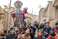 چولی‌قزک؛ عروسک باران‌خواهی خراسانی‌ها