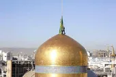 پایان پرداخت گنبد منور رضوی 