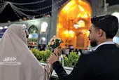 عقد بالای سر حضرت از عهد قاجار رسم محبوب مشهدی&zwnj;هاست