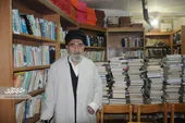 حجت&zwnj;الاسلام حسینی&zwnj; خانه&zwnj;اش را وقف کتابخانه کرد