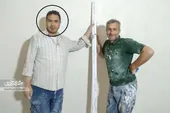 مهدی اوستاکاظم برای کمک به جنگ&zwnj;زدگان به تهران رفته است