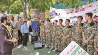 فرزندان امام (ره) در کانون جهادگران شهرک شهید رجایی مشهد