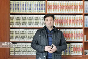 مهدی ذبیحی، مدیر بزرگترین چاپخانه قرآن شرق کشور است