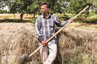 کشاورزها همیشه چشمشان به دست زمین است