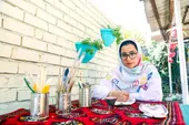 بانوی سفالگر محله وکیل&zwnj;آباد کارآفرین نمونه سال1398 مشهد است
