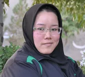 صفیه حسن&zwnj;زاده، مربی تیم فوتسال دختران است