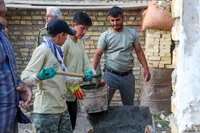 کار خیر گروه جهادی محله پایین خیابان در سه روستای خراسان