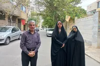 پرچم‌‌داری جوادآقا در کوچه شاملو ۳